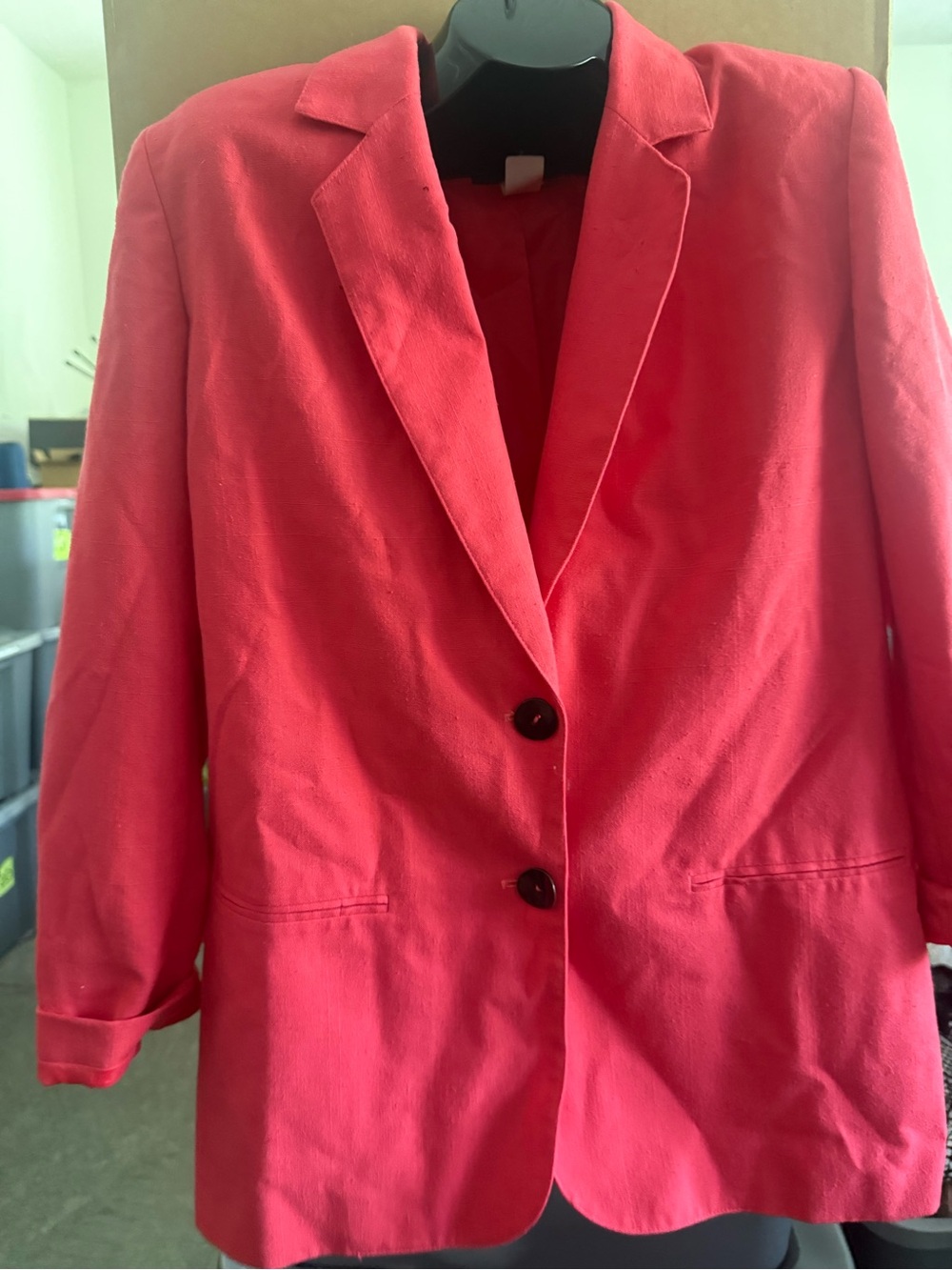 Classic Women's Red Blazer Jacket